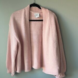 Le Lis Soft Pink Women's Cardigan